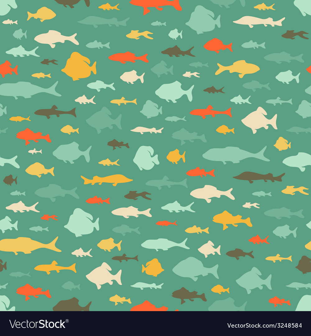 Seamless sea pattern