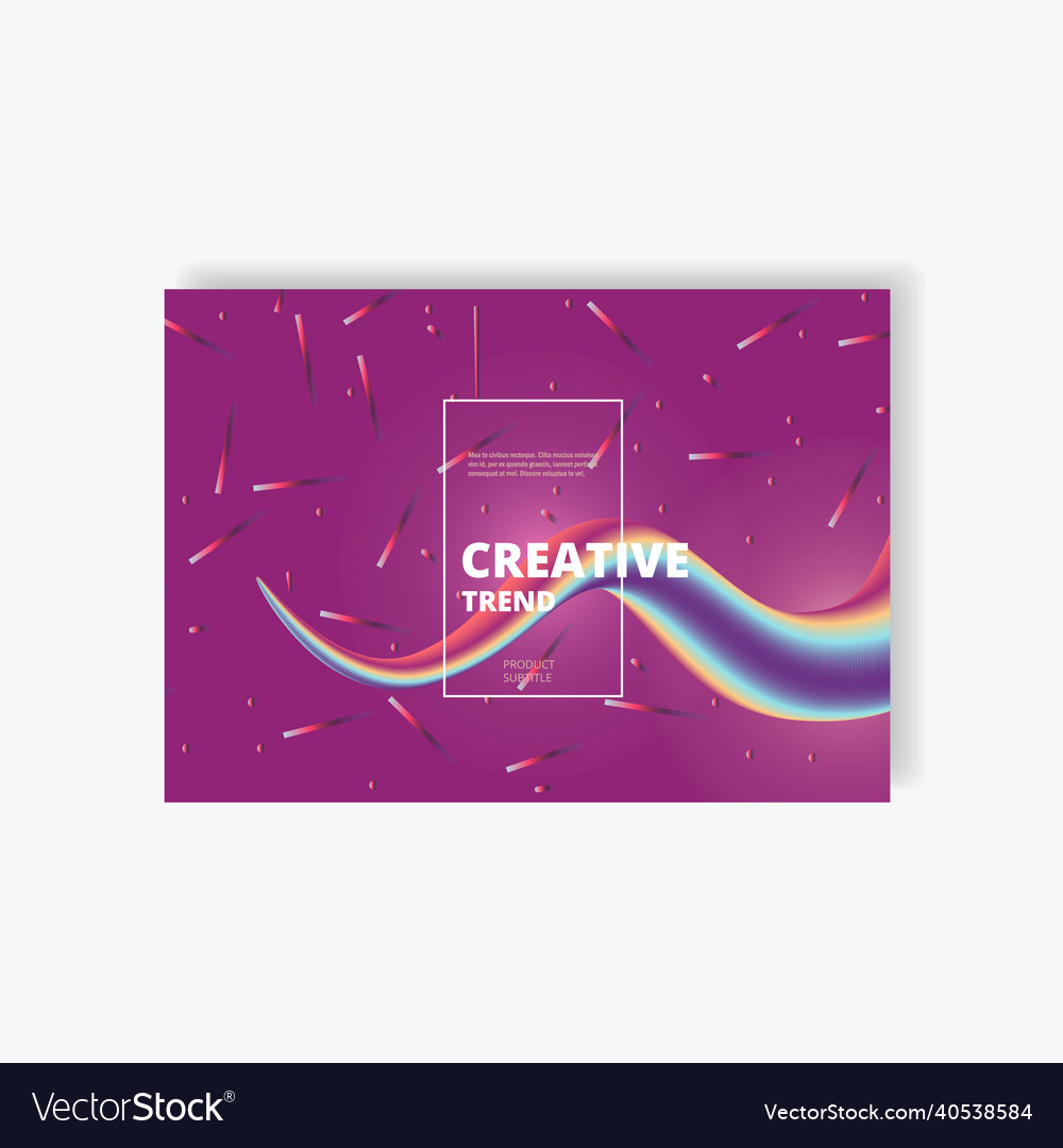 Wave abstract colorful background with 3d effect vector image Wave abstract colorful background with 3d effect