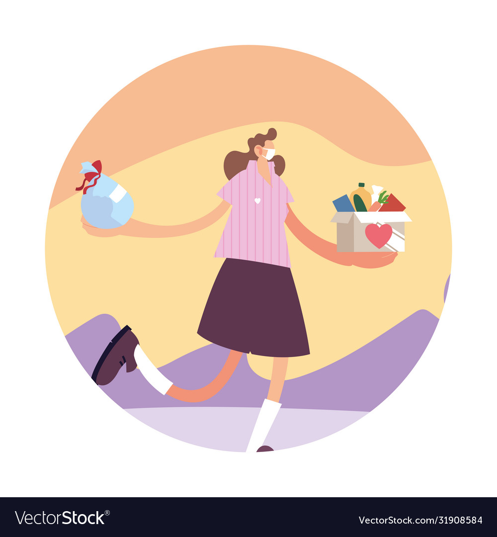 Please donate Royalty Free Vector Image - VectorStock