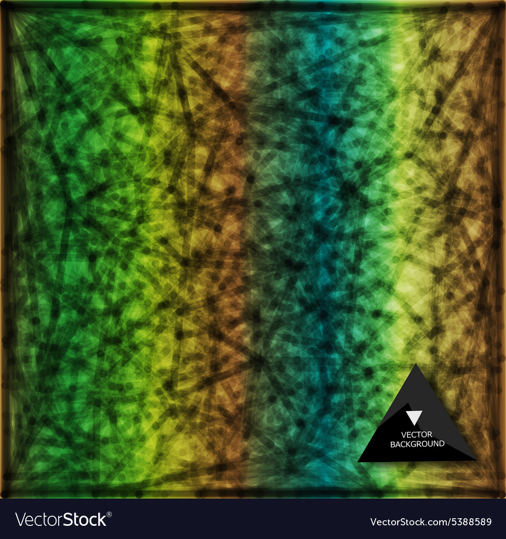 Abstract rainbow web background triangles