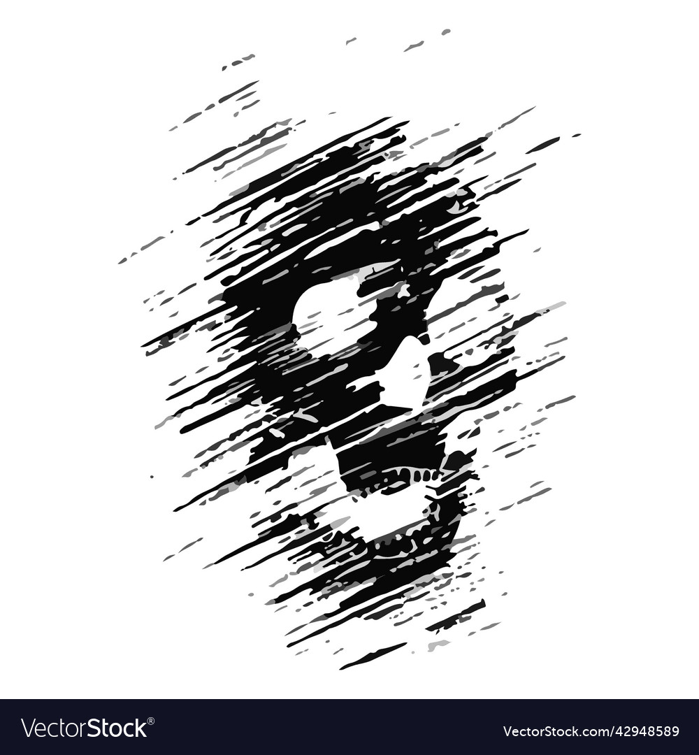 Grunge black skull high quality