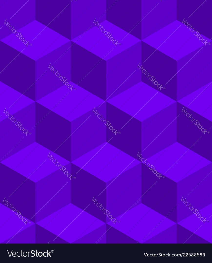 Isometric cubes seamlessly repeatable pattern 3d vector image Isometric cubes seamlessly repeatable pattern 3d