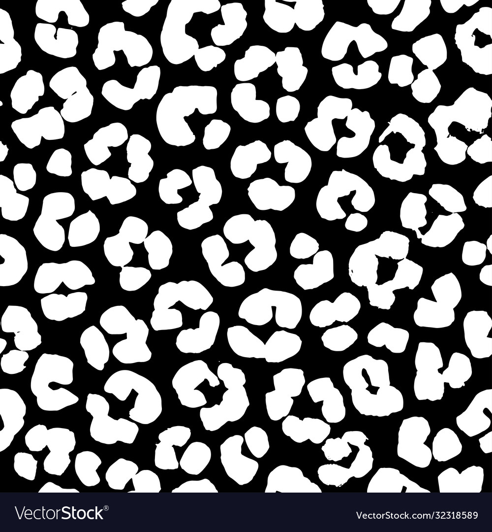 Leopard Ink Splatter Pattern
