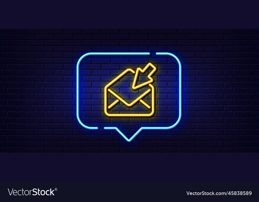 Open mail line icon view message correspondence Vector Image Open mail line icon view message correspondence
