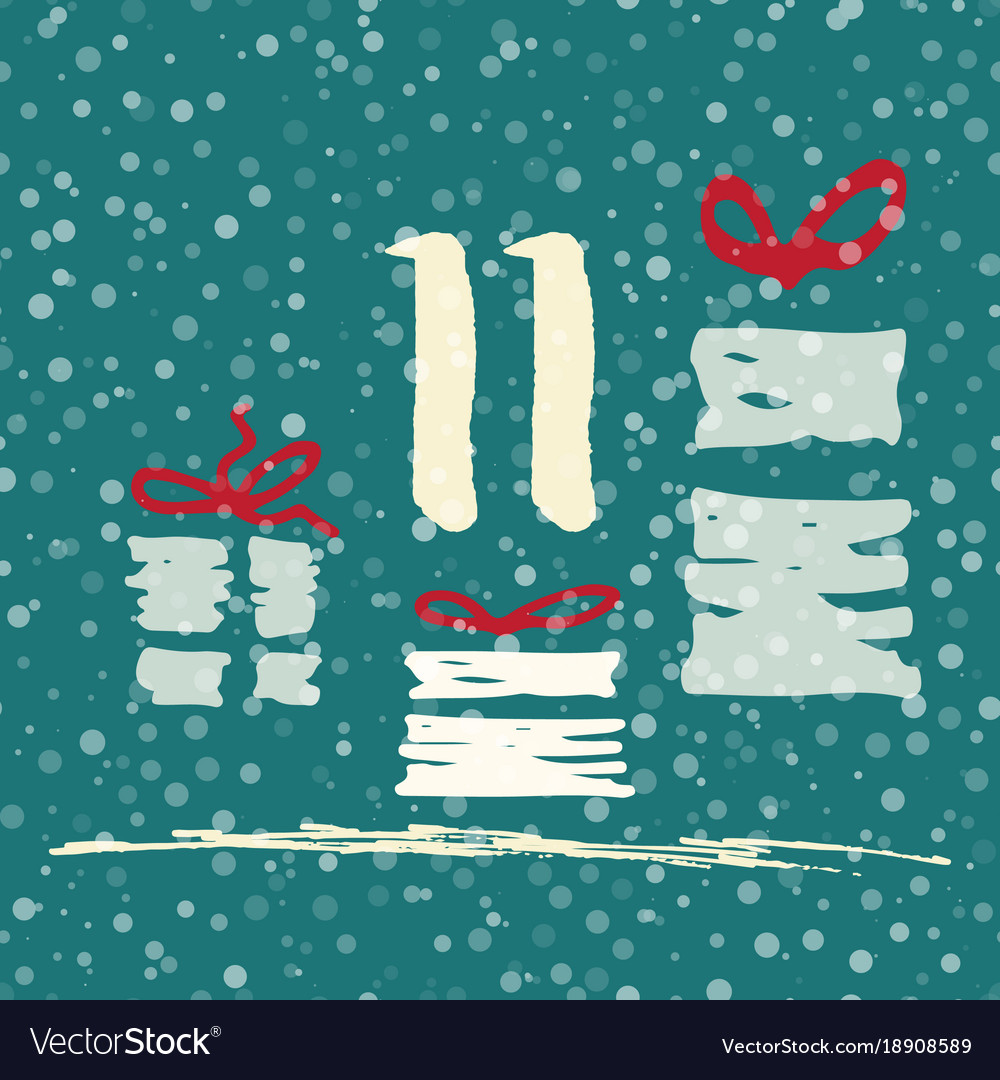 page-advent-calendar-25-days-christmas-royalty-free-vector