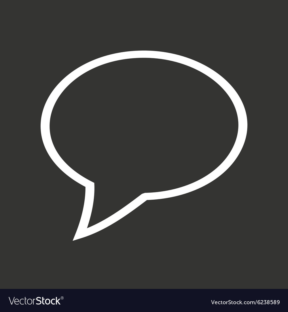Single message bubble