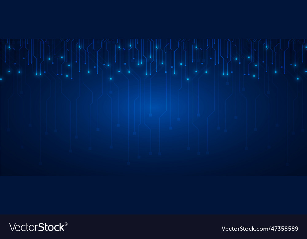 Technology background with hi-tech digital data vector image Technology background with hi-tech digital data