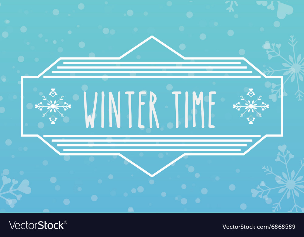 Welcome winter design Royalty Free Vector Image