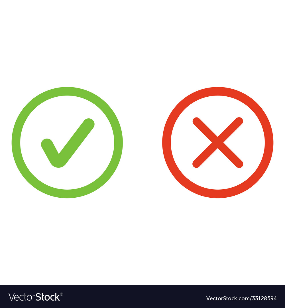 Check mark line icons set image