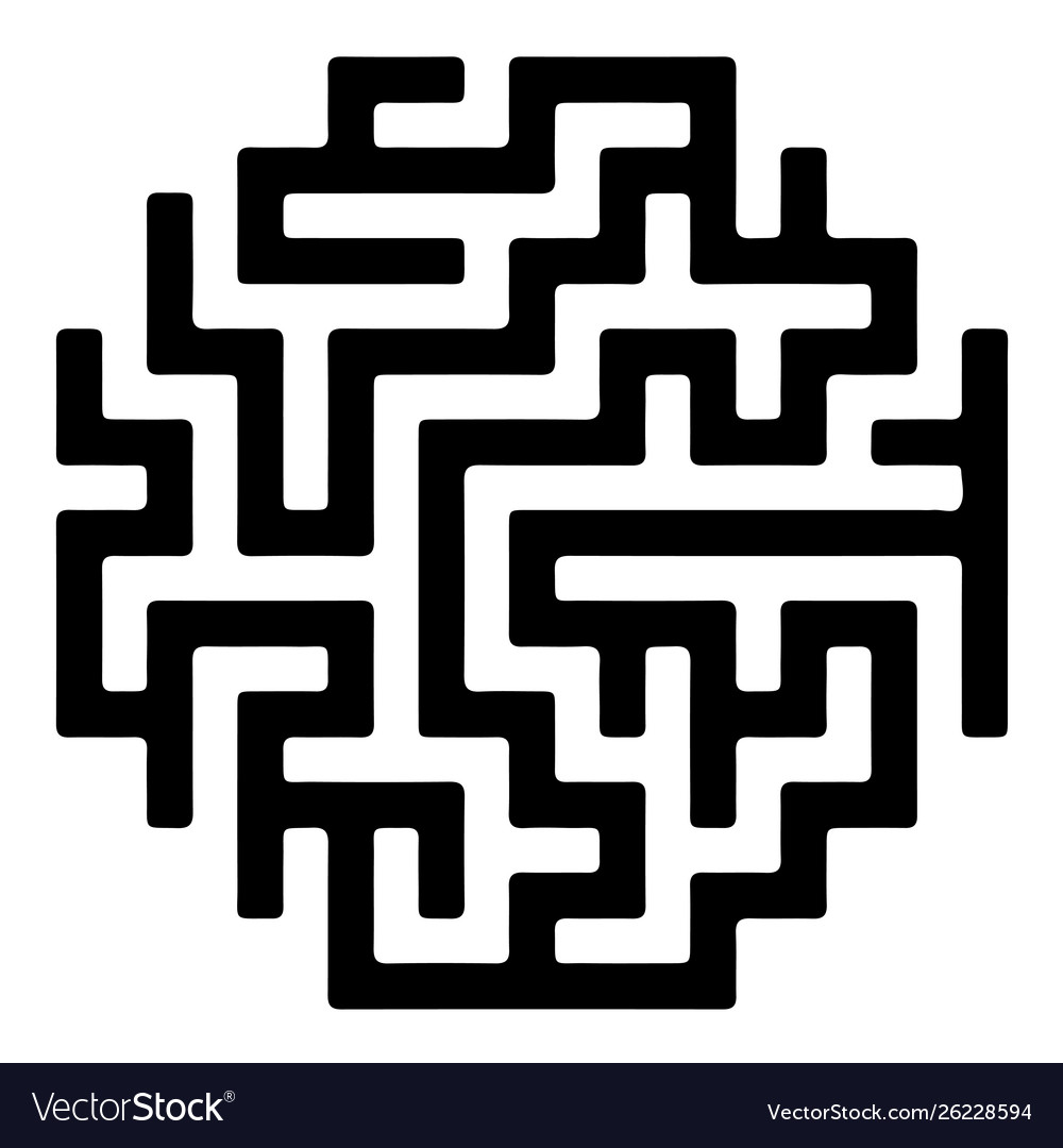 Labyrinth maze game Royalty Free Vector Image - VectorStock