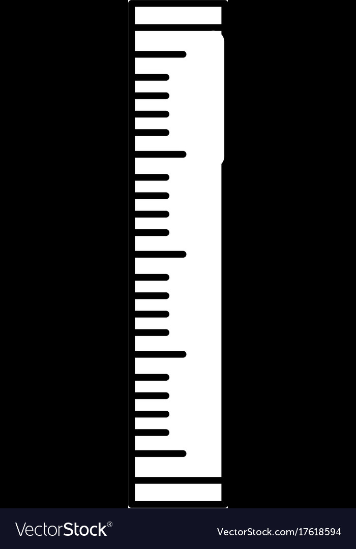 Line ruler school tool object design