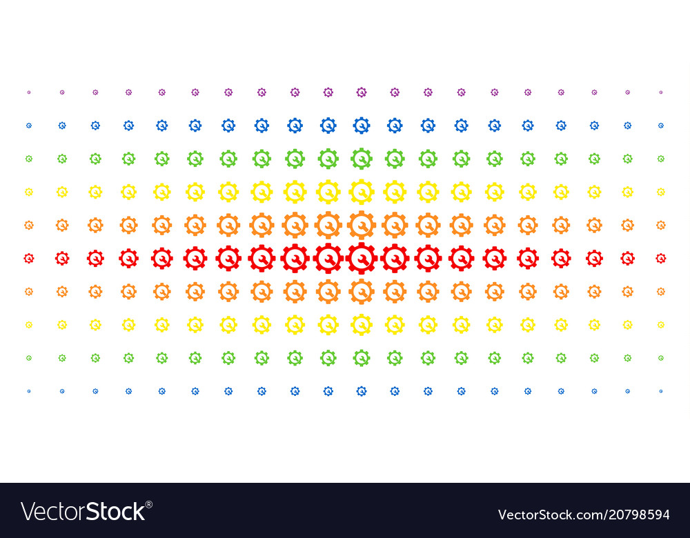 Service tools spectrum halftone grid