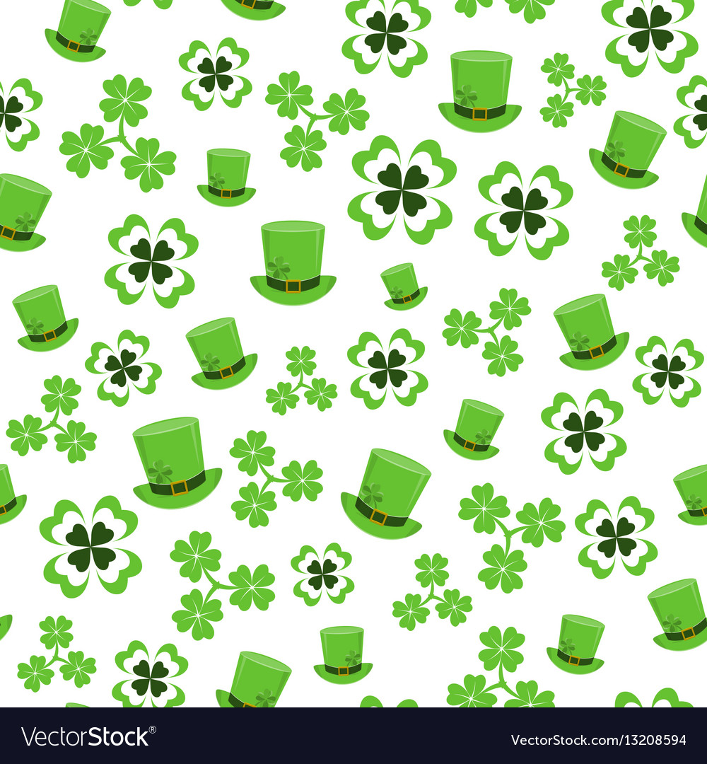 St. Patrick's Day Clover Pattern