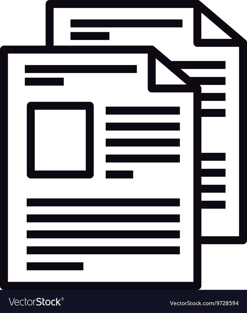 Text file isolated icon design