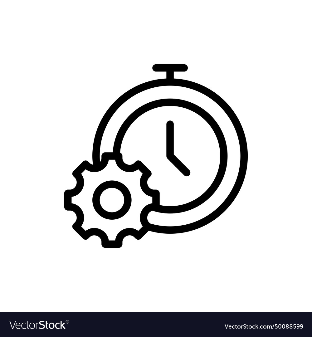 Efficiency key performance indicator icon Vector Image Efficiency key performance indicator icon