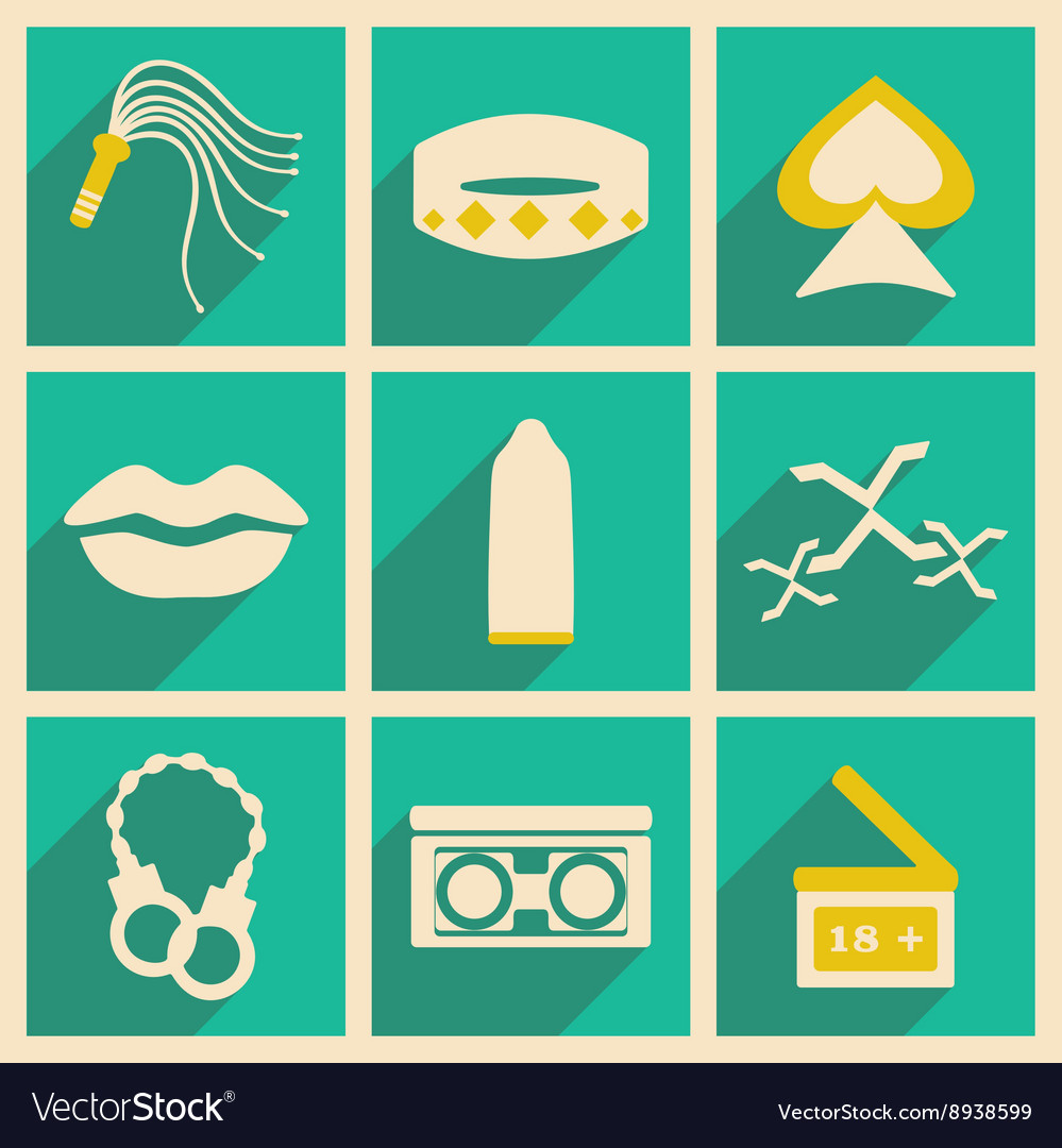 Flat with shadow concept and mobile application