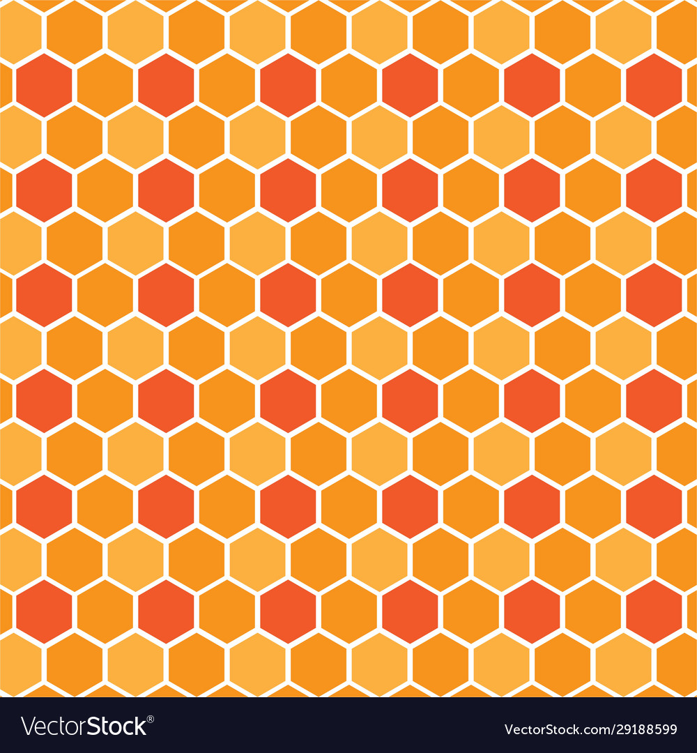 Honeycomb background pattern hexagon vector image Honeycomb background pattern hexagon