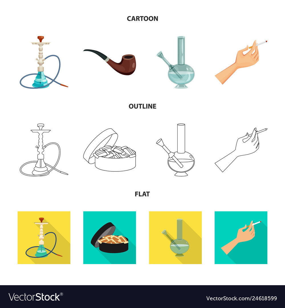Isolated object of refuse and stop icon vector image Isolated object of refuse and stop icon