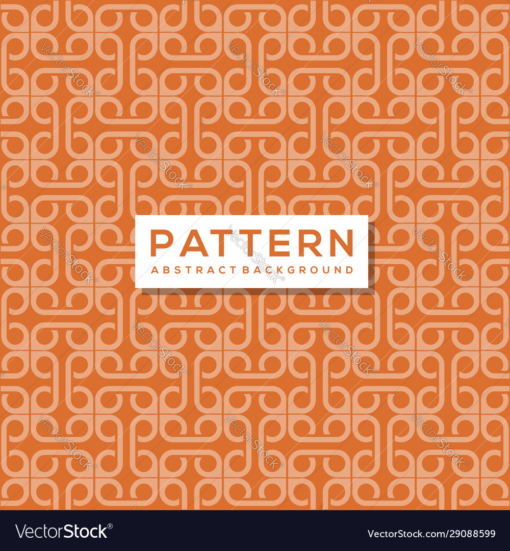 Orange pattern brand-new rectangular templ