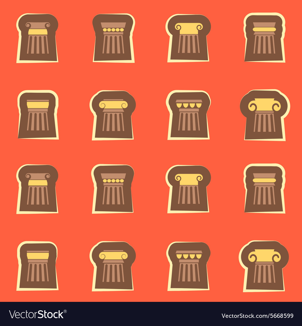 Seamless background with ancient columns