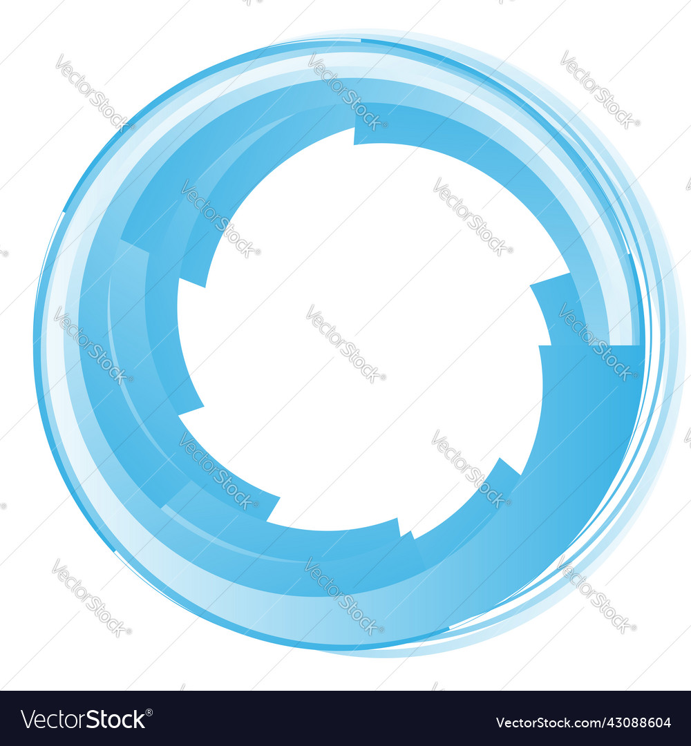 Abstract circle circular design element icon vector image Abstract circle circular design element icon