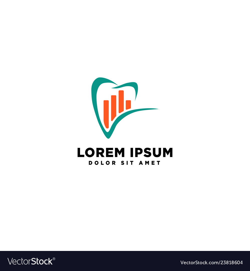 Dental tooth health business logo template