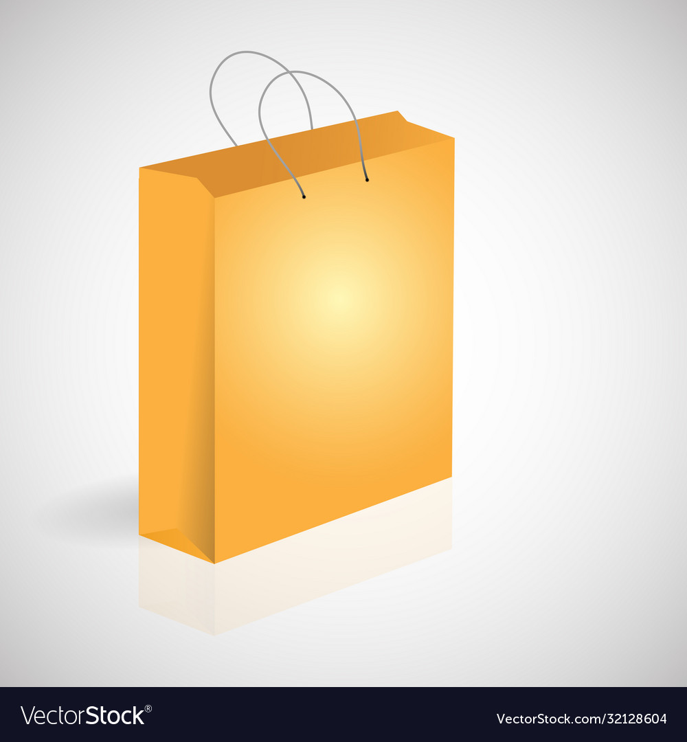 Empty shopping bags Royalty Free Vector Image - VectorStock