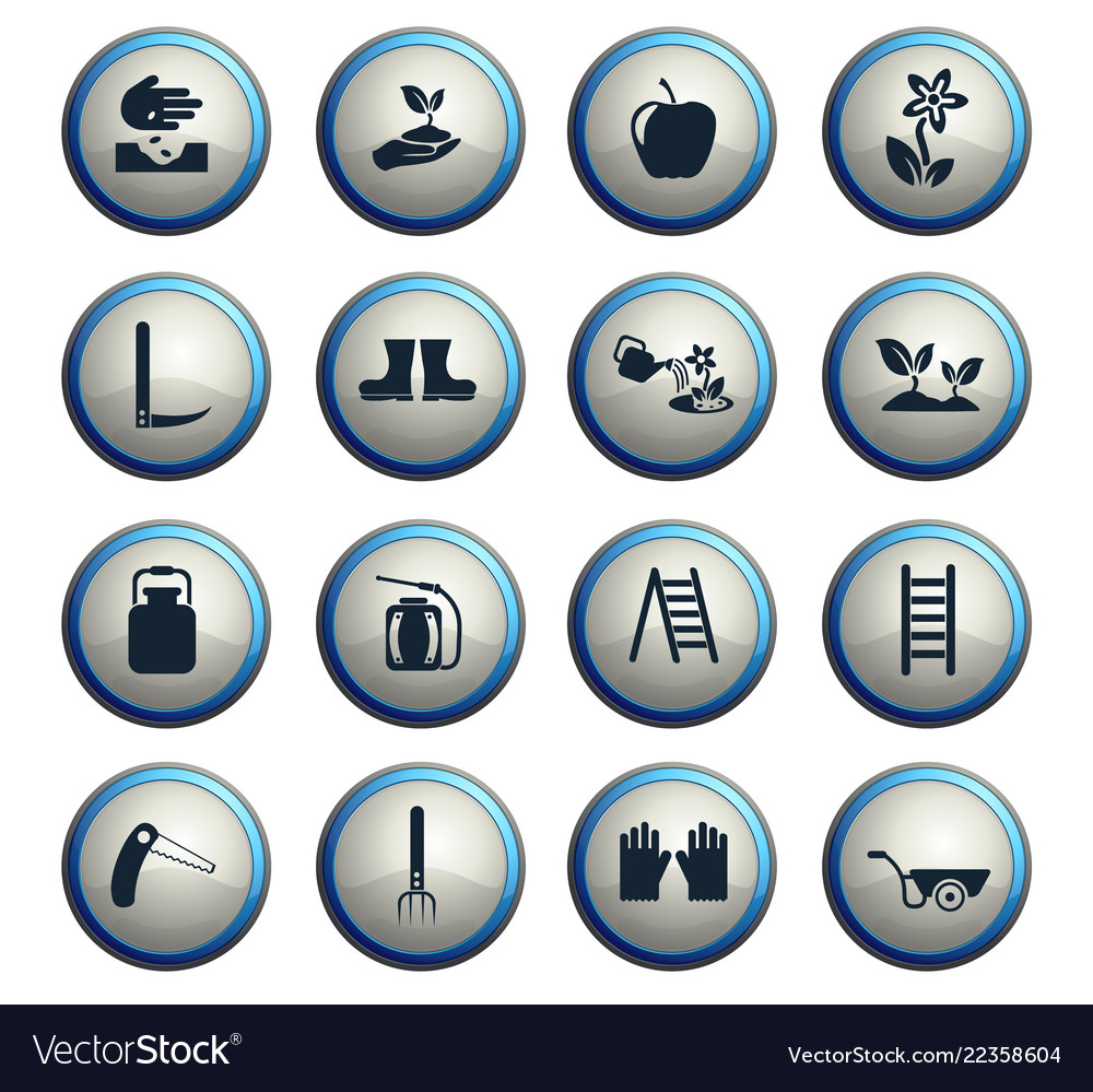 Garten Icon Set