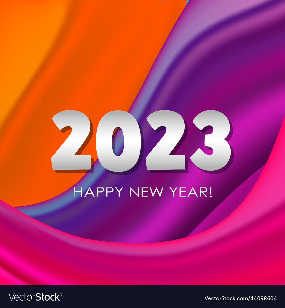 Merry christmas and happy new year 2023 bright