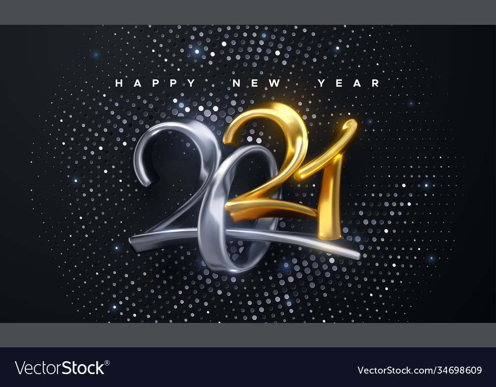 Happy new 2021 year Royalty Free Vector Image - VectorStock