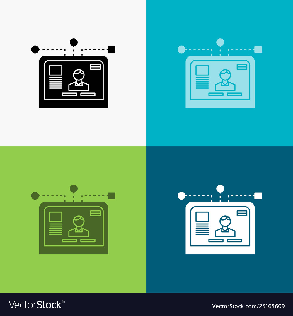 Interface website user layout design icon over vector image Interface website user layout design icon over