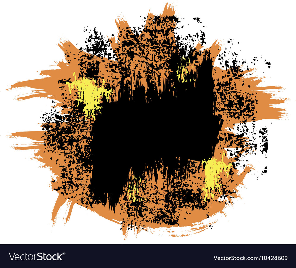 Orange black blot