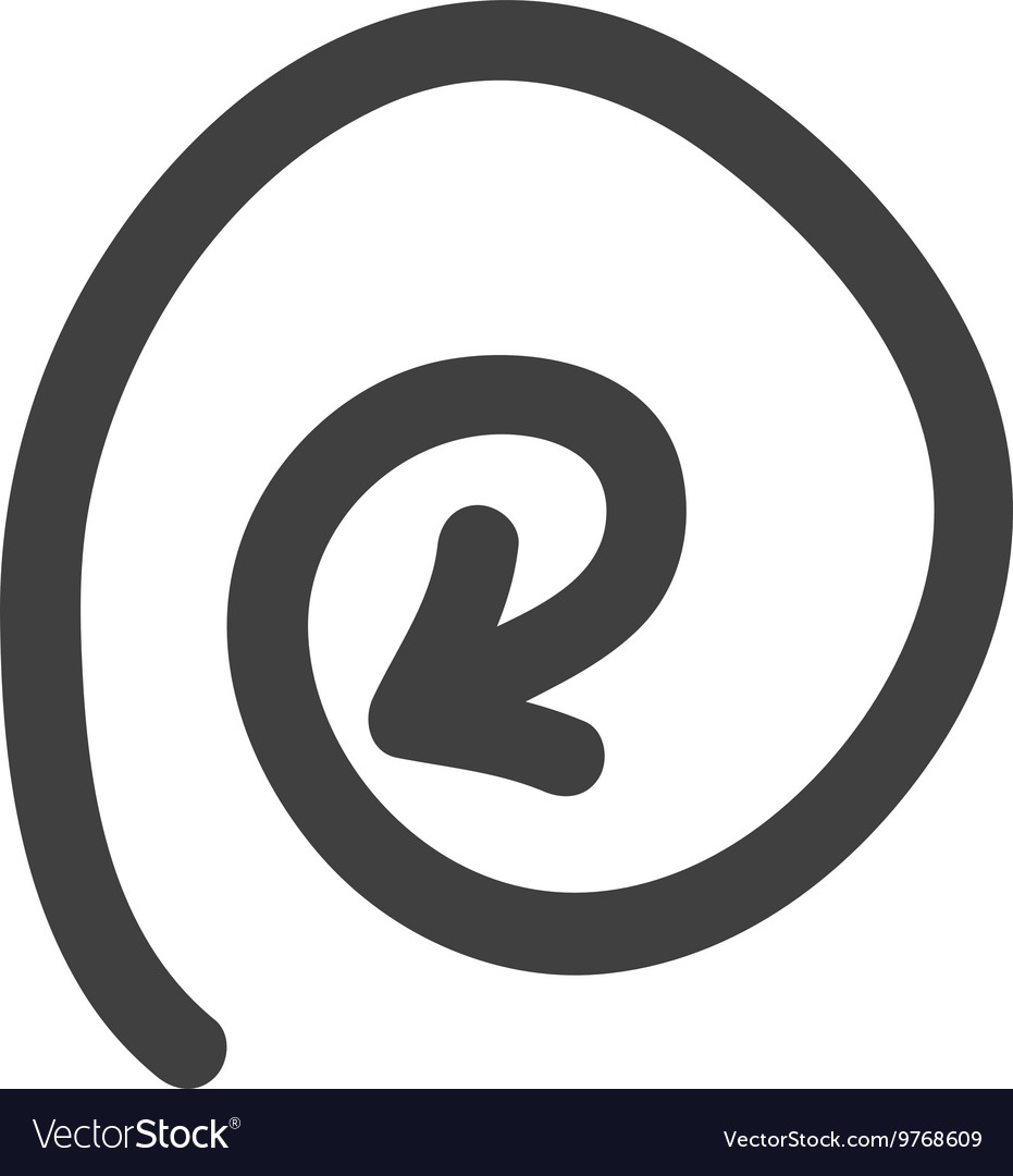 Sketch and circle arrow icon direction design