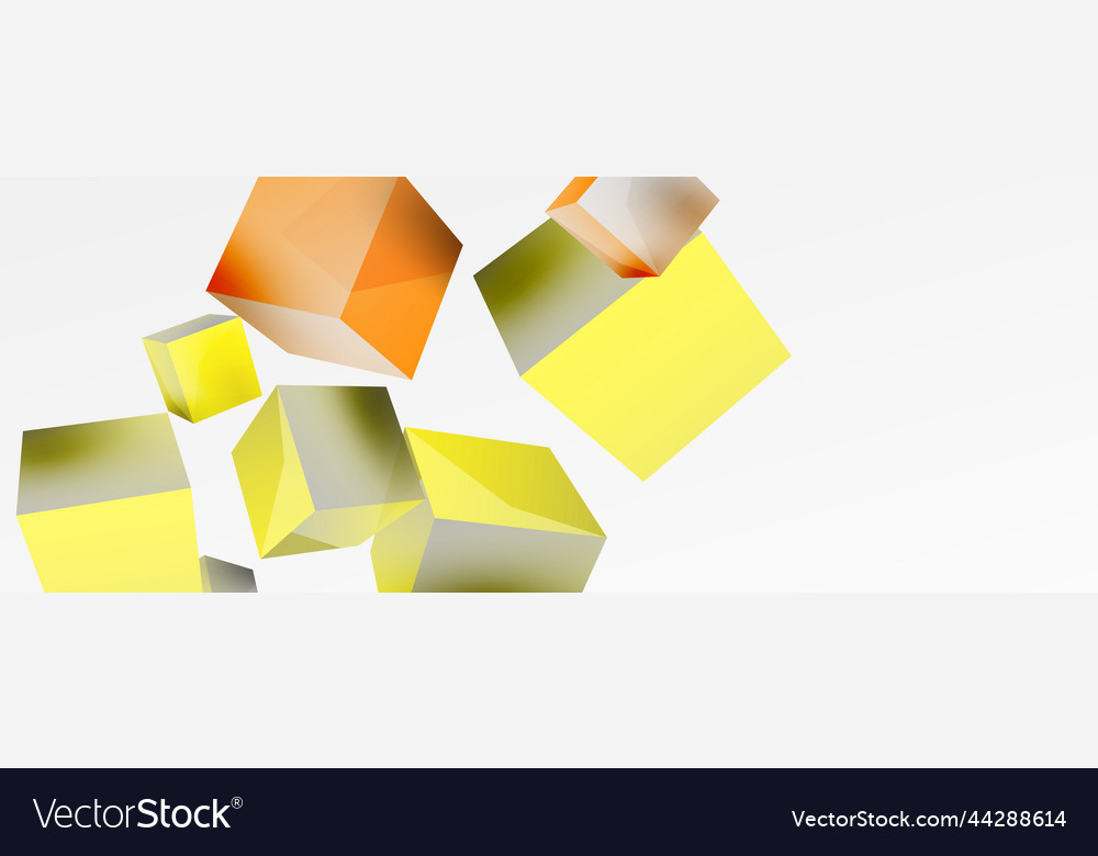 3d cubes abstract background composition vector image 3d cubes abstract background composition