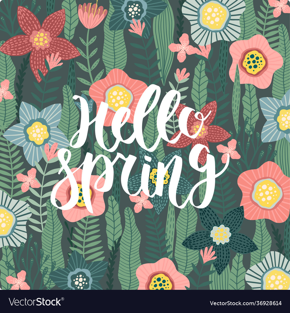 Abstract spring background with copy space vector image Abstract spring background with copy space