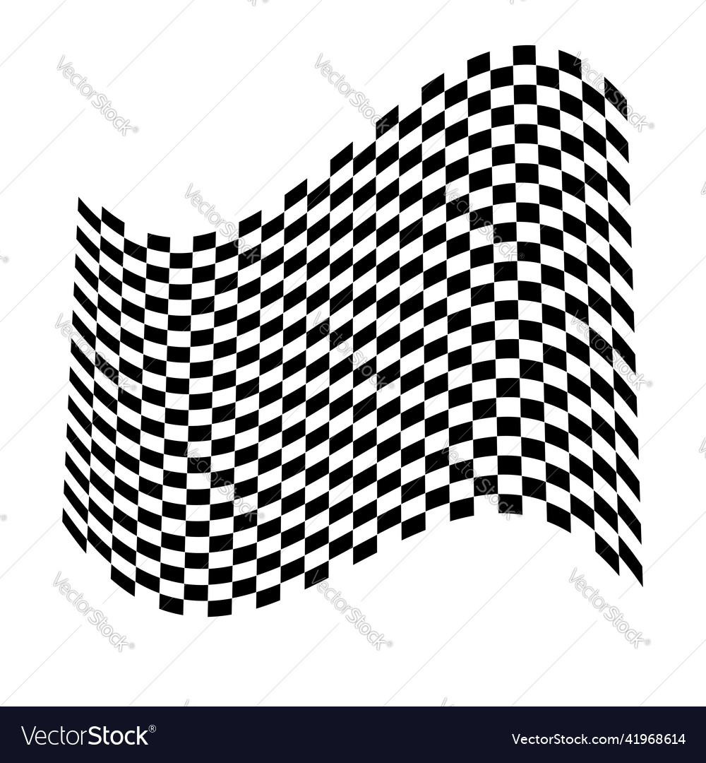 Checkered squared pattern element race racing vector image Checkered squared pattern element race racing