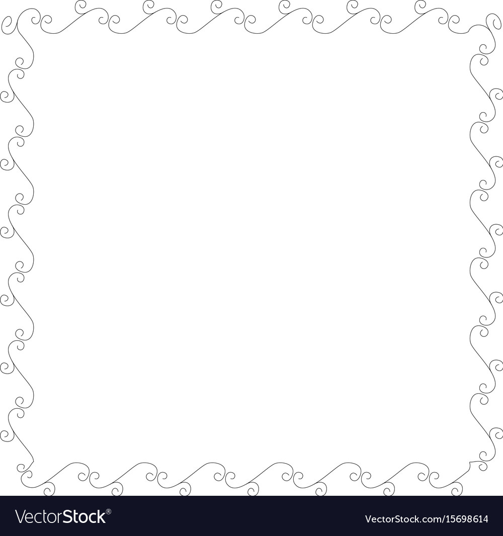 Elegant victorian with square shape frame