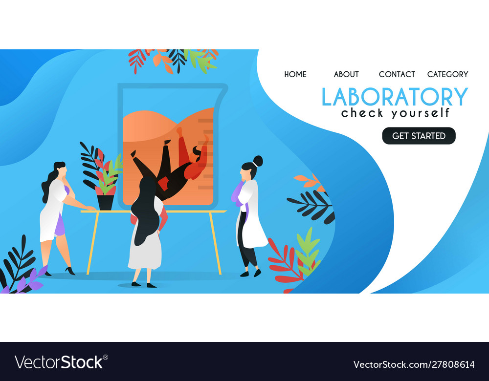 Laboratory Scientist Checking Man