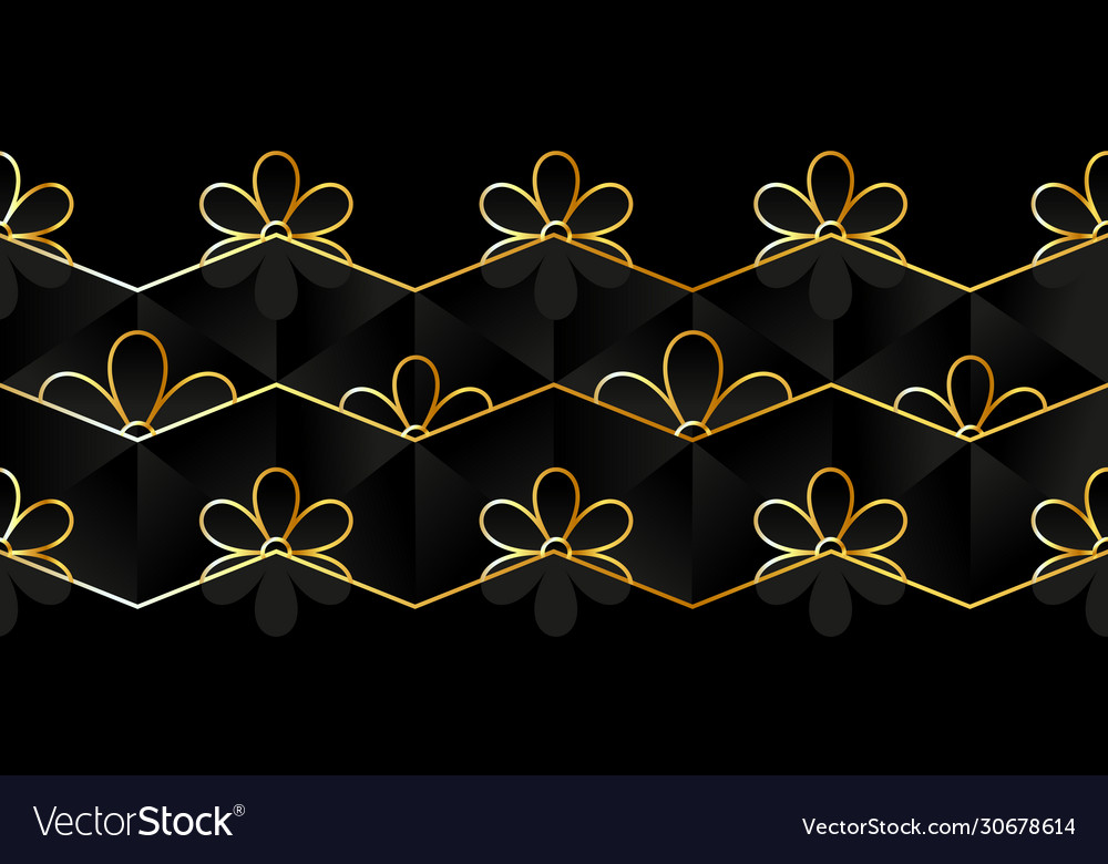 Modern geometric pattern with golden lines