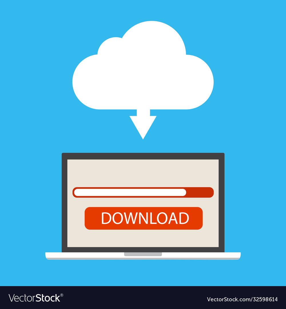 Network configuration cloud computing technology Vector Image Network configuration cloud computing technology