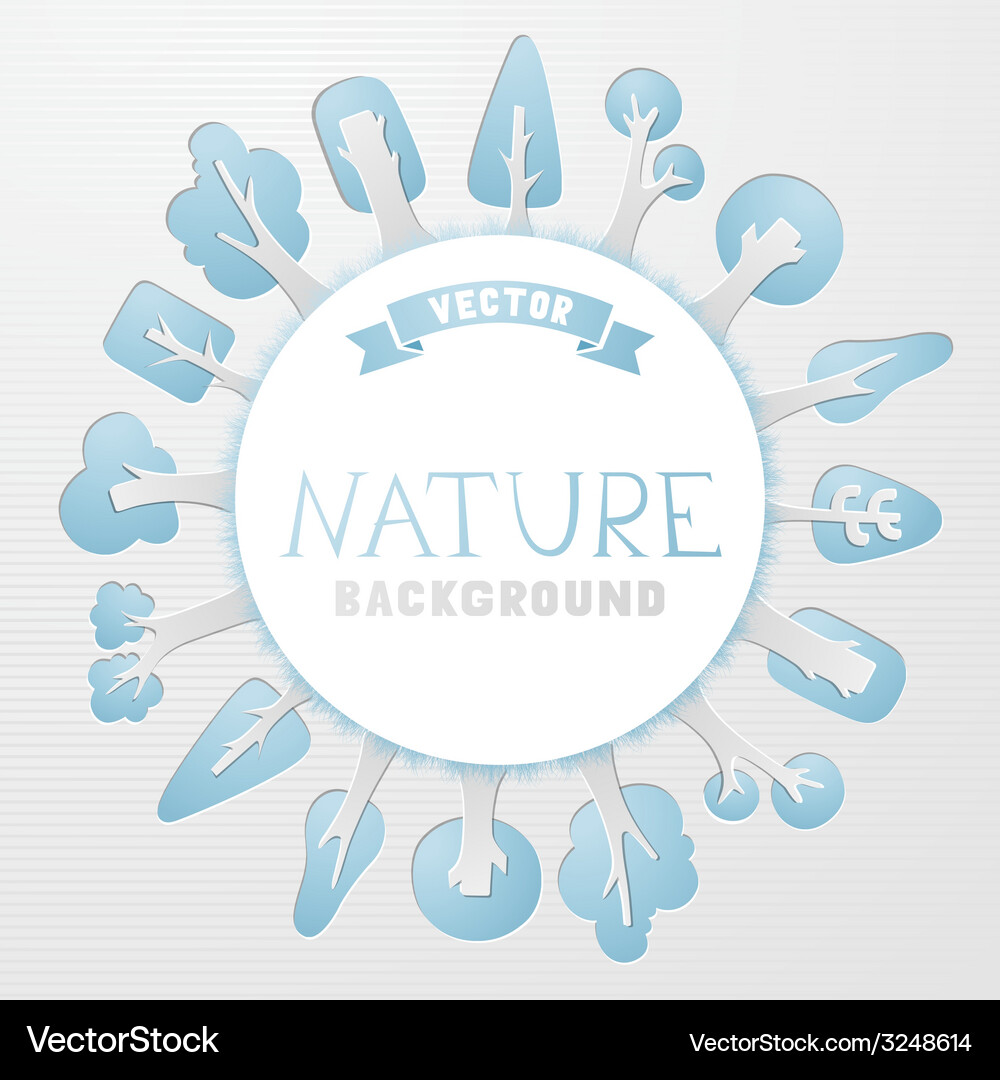 Paper nature background Royalty Free Vector Image