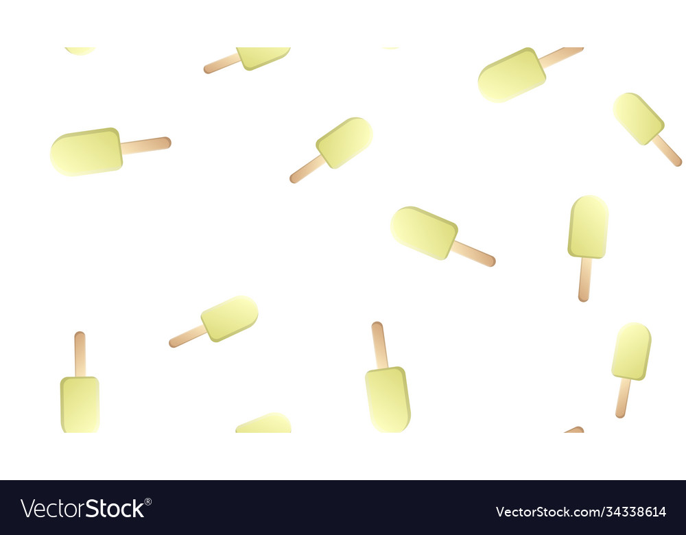 Seamless pattern with ice cream cones isolated