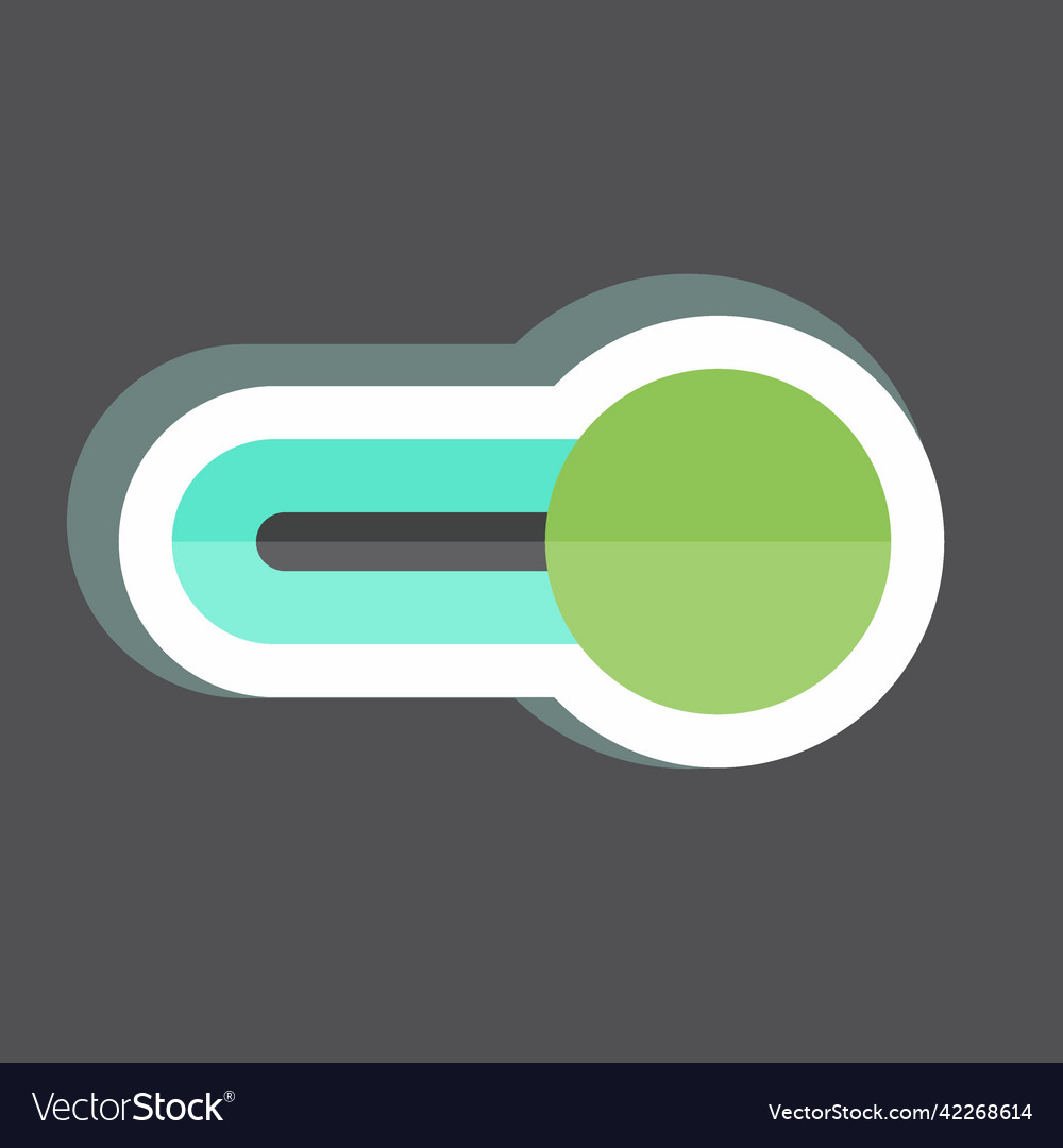 Sticker switch on suitable for web interface