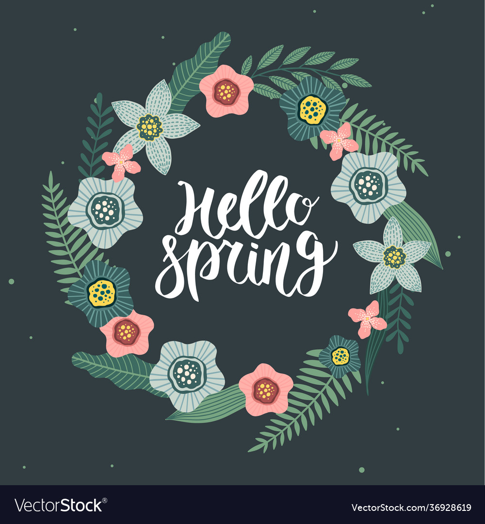 Abstract spring background with copy space vector image Abstract spring background with copy space