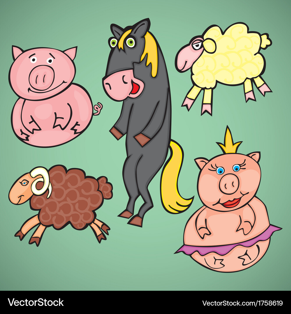 Animals Royalty Free Vector Image - VectorStock