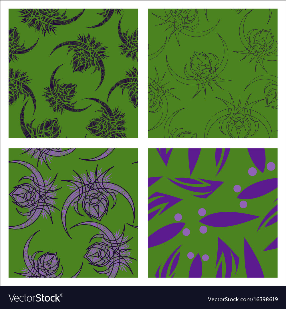 Assembly of patterns in oriental style