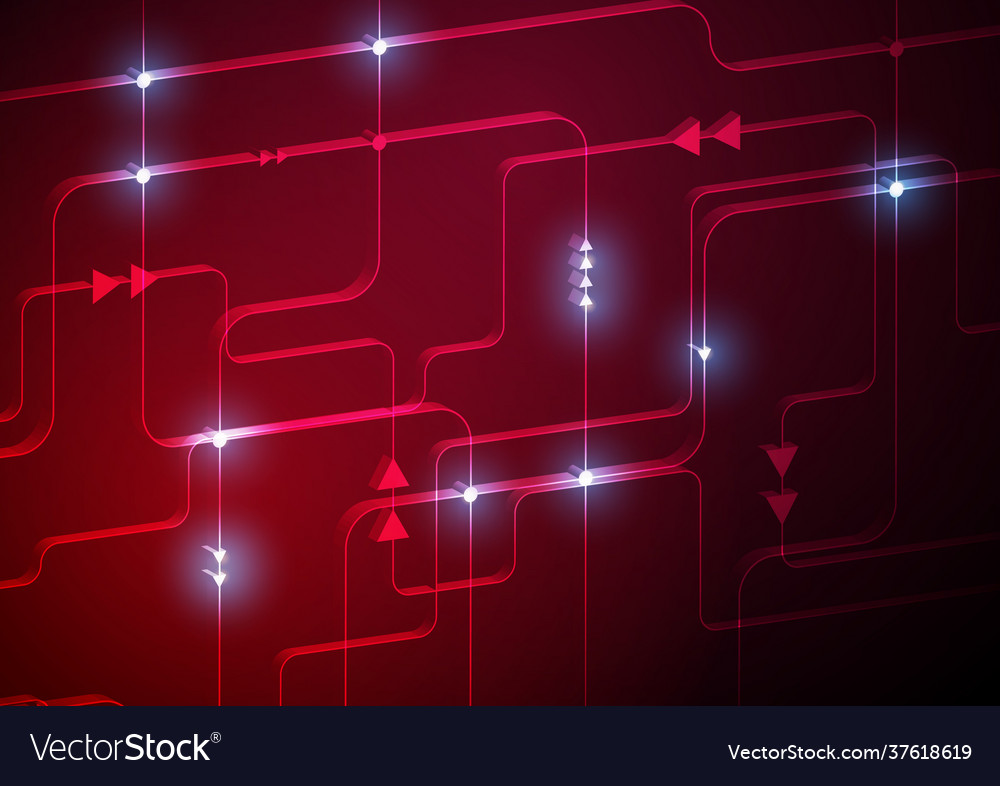 Circuit technology background with hi-tech digital vector image Circuit technology background with hi-tech digital