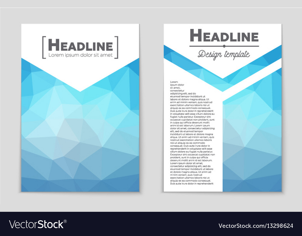 Abstract layout background set for art