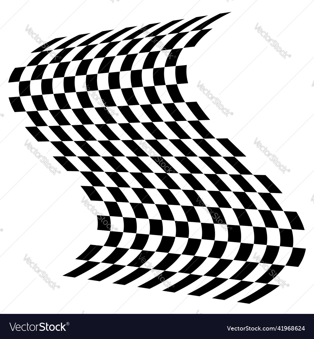 Checkered squared pattern element race racing vector image Checkered squared pattern element race racing
