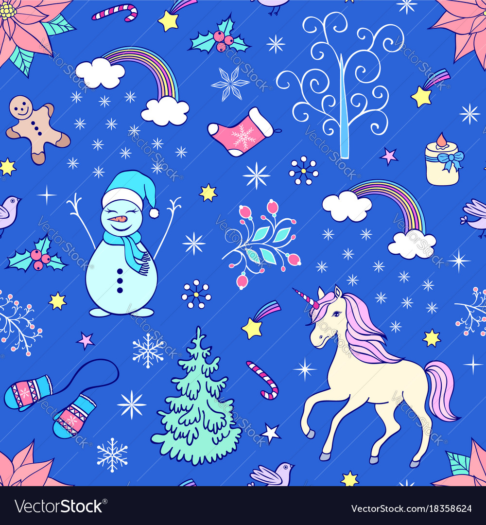 Christmas seamless pattern